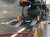 incendio autostrada 16
