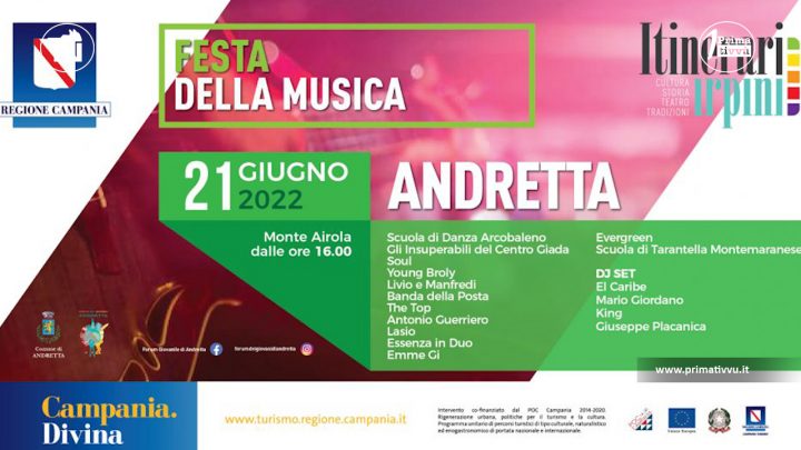 ITINERARI IRPINI: IL MONTE AIROLA PRONTO AD ACCOGLIERE LA FESTA DELLA MUSICA DI ANDRETTA